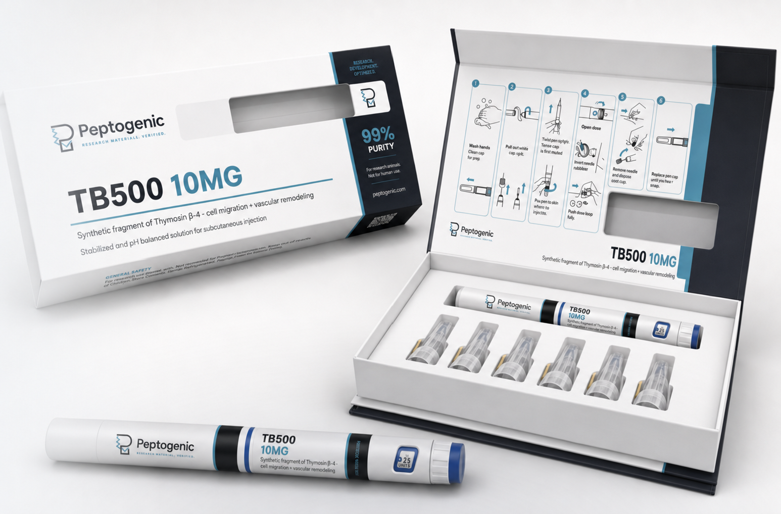 TB-500 — research vial with certificate of analysis